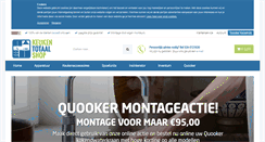 Desktop Screenshot of keukentotaalshop.nl